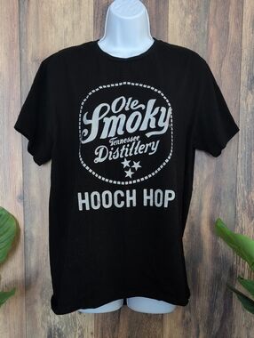 Ole Smoky Tennessee Distillery 'Hooch Hop' Black Short Sleeve Tee L         F244